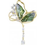 Éternelle Luxusní brož v podobě motýla Liliana B7330-E-164(1) Zelená – Zboží Dáma