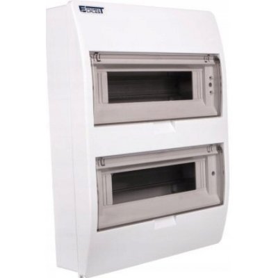 Incobex Rozvodnice nástěnná, elektrická skříň 2x12 modulů, 303x400x101 mm – Zboží Mobilmania