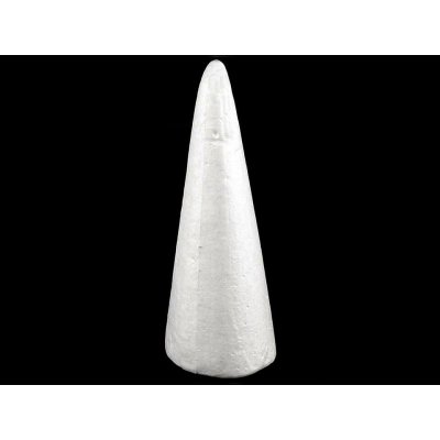 Pro Háčkování Polystyrenový kužel 13 x 39 cm – Zboží Mobilmania