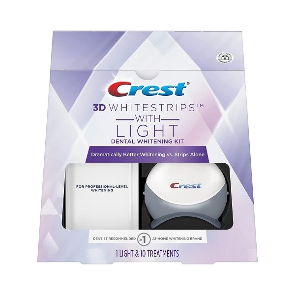 Bělící pásky Crest 3D White s bělící lampou 20 ks od 1 999 Kč - Heureka.cz