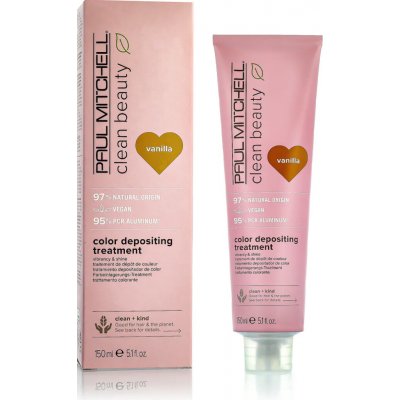 Paul Mitchell Tónovací maska na vlasy Clean Beauty Vanilla (Color Depositing Treatment) 150 ml – Sleviste.cz