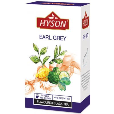 Hyson Earl Grey černý čaj 20 sáčků