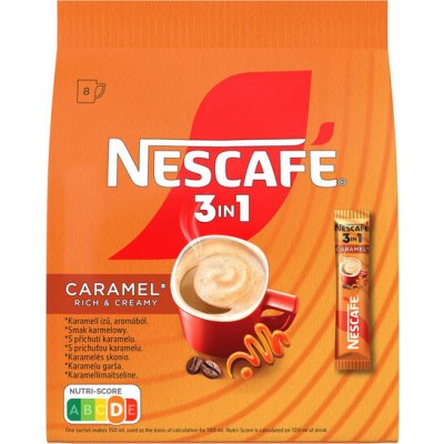 Nescafé 3v1 Caramel 8 x 16 g – Zboží Dáma