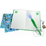 CurePink Papírnícký set Minecraft Boom 23 x 22 x 3 cm – Zboží Dáma