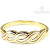 Prsteny Adanito BRR0915GS Zlatý z kombinovaného zlata
