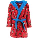 SunCity Dětský coral fleece župan s kapucí Disney Červená – Zboží Dáma