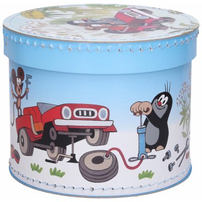 Kazeto Krabice kulatá Krtek 20 cm – Zboží Živě