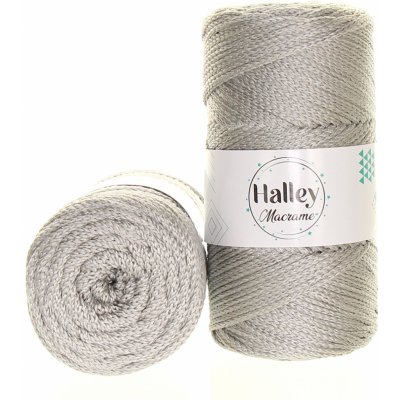 Etrofil Halley Macrame 200g stříbrná 3mm 132m – Hledejceny.cz