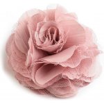 Brož ozdoba růže varianta 21 bordó sv. – Zboží Dáma