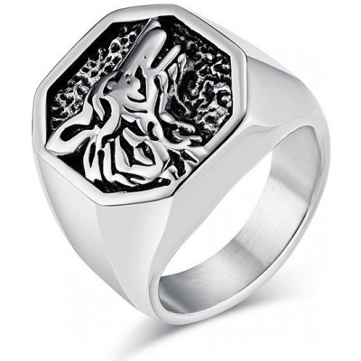 Steel Edge Pánský pečetní prsten WJHZ1763ST – Zboží Dáma