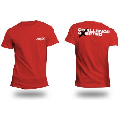 Amix Tshirt Challenge AXepted Červená, XL – Sleviste.cz