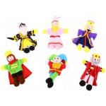 Bigjigs Toys prstoví maňásci pohádkové postavičky z království – Zboží Dáma
