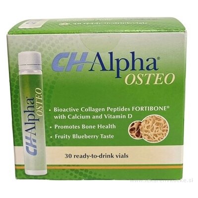 CH-Alpha Osteo ampulky k pití, borůvka, 30 × 25 ml – Hledejceny.cz