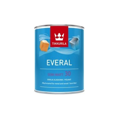 Tikkurila EVERAL SEMI MATT [30] hedvábný matt 2,7L bílá – Zbozi.Blesk.cz