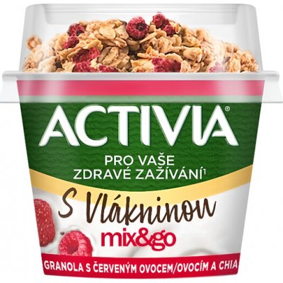 Activia Mix & Go Granola s červeným ovocem a chia 165 g – Zboží Dáma