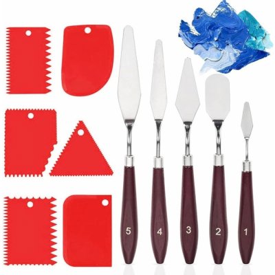 Sada malířských nožů, špachtlí na malování – Zboží Dáma