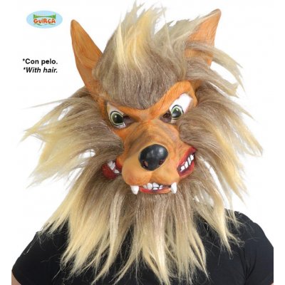 Maska vlka s vlasy – Sleviste.cz