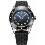 Nivada Grenchen Aquamar Blue - Black Racing strap – Hledejceny.cz