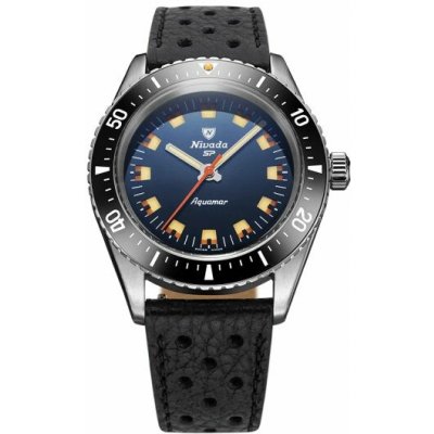 Nivada Grenchen Aquamar Blue - Black Racing strap – Hledejceny.cz