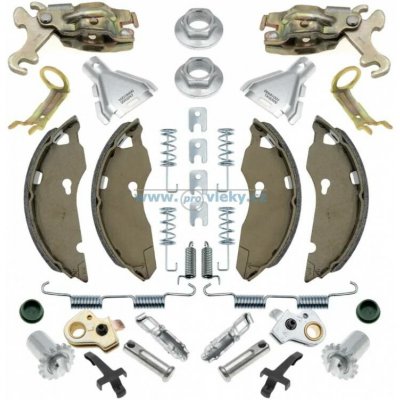 Tanatech Sada velká brzdových čelistí na nápravu AL-KO 160x35 pro typ 1635 1636 1637 | Zboží Auto