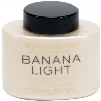 make-up Revolution Loose Baking Powder Banana Light Transparentní pudr 32,0 g – Hledejceny.cz