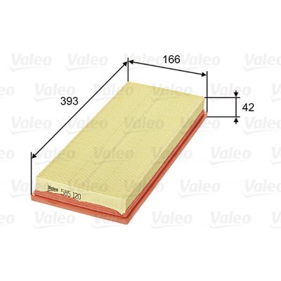 Vzduchový filtr VALEO 585120 – Hledejceny.cz