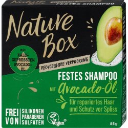 Nature Box Tuhý šampon Avocado Oil 85 g