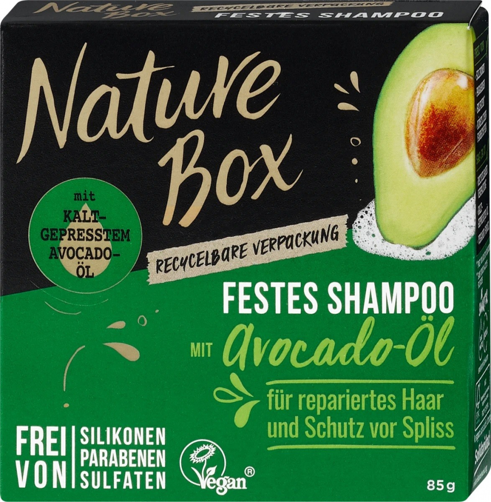Nature Box Tuhý šampon Avocado Oil 85 g od 82 Kč - Heureka.cz