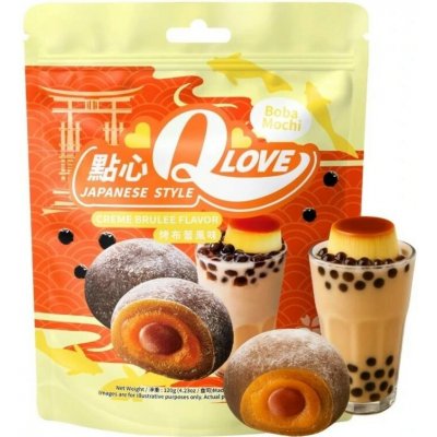 Qlove Japonské Koláčky Boba Creme Brulee 120 g – Zboží Dáma