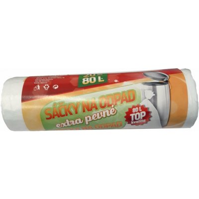 VIPOR HDPE Top 80 l, 63× 85cm, 20 ks, bílý – Zboží Dáma