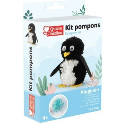 GRAINE CREATIVE Kreativní pompom sada Tučňák – Hledejceny.cz