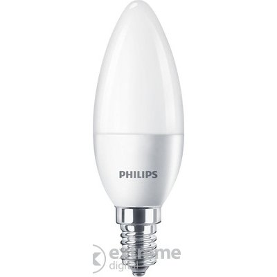 Philips E14 LED žárovka, 5,5W, 470lm, 2700K, teplá bílá, 3ks – Zboží Živě