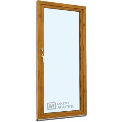 Kömmerling balkonové dveře 70 AD OS pravé winchester/bílá 80 x 210 cm oboustranná klika + FAB + hliníkový práh – Hledejceny.cz