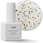 Aglia Gloss Dots bezvýpotkový top coat gold 15 ml – Zboží Dáma