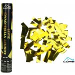 Konfety vystřelovací 30cm fóliové zlaté LUMA – Sleviste.cz