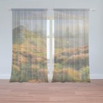 Sablio Záclony Travnatá krajina: 2ks 150x250cm – Hledejceny.cz