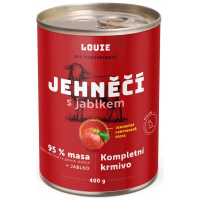 Louie Dog Jehněčí s jablkem 400 g – Zboží Mobilmania