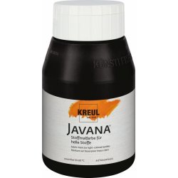 Barva na světlý a tmavý textil Javana 500 ml černá