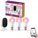 Philips WiZ 8720169075016 LED startovací sada Self Monitoring 8,5W E27 806 lm 2200-6500+RGBK – Zboží Živě