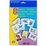 Centropen Šablony A5 Mix motivů 8 ks – Zbozi.Blesk.cz