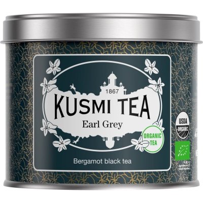 Kusmi Tea Sypaný bio organický černý čaj Earl Grey 100 g – Zbozi.Blesk.cz