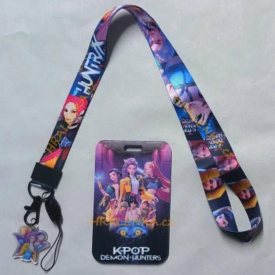 Šňůrka na krk 26054 s cedulkou na ID karty KPop Huntrix – Hledejceny.cz