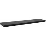 Aga Nástěnná police 100x23,5 cm Černá – Zboží Dáma