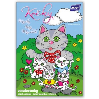 MFP Paper s.r.o. Omalovánky Kočky – Zboží Dáma