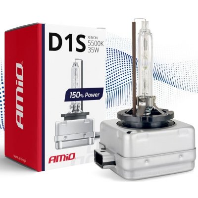 Amio Xenonová výbojka D1S 150% POWER 5500K 35W – Zboží Mobilmania
