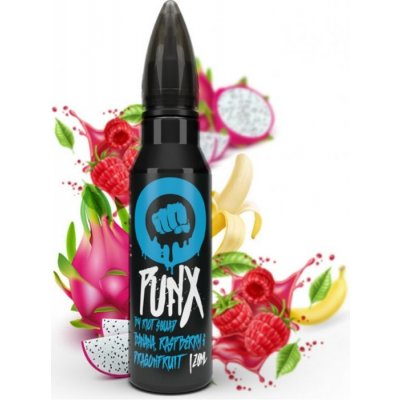 Riot Squad PUNX Shake & Vape Banana, Raspberry & Dragonfruit 20 ml – Zbozi.Blesk.cz