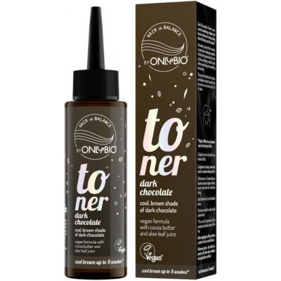 OnlyBio Vlasový toner Dark chocolate 100 ml – Zboží Dáma