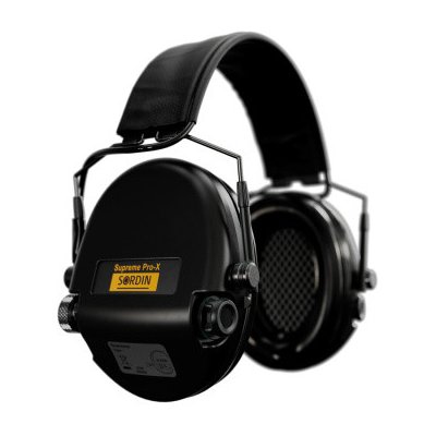 Elektronická sluchátka Supreme Pro-X Slim MSA Sordin Černá – Zboží Mobilmania