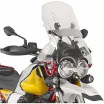 Kappa KAF8203 Airstream přední plexi, čiré. maximální výška 65 cm (12 cm nástavec) šířka 50 cm pro MOTO GUZZI V85 TT 19-20 – Zboží Mobilmania