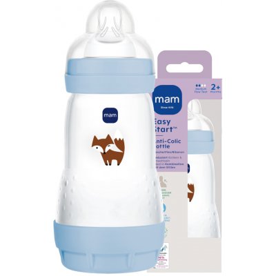 Mam Baby Kojenecká LáhevAnti Colic modrá 260 ml – Zboží Dáma